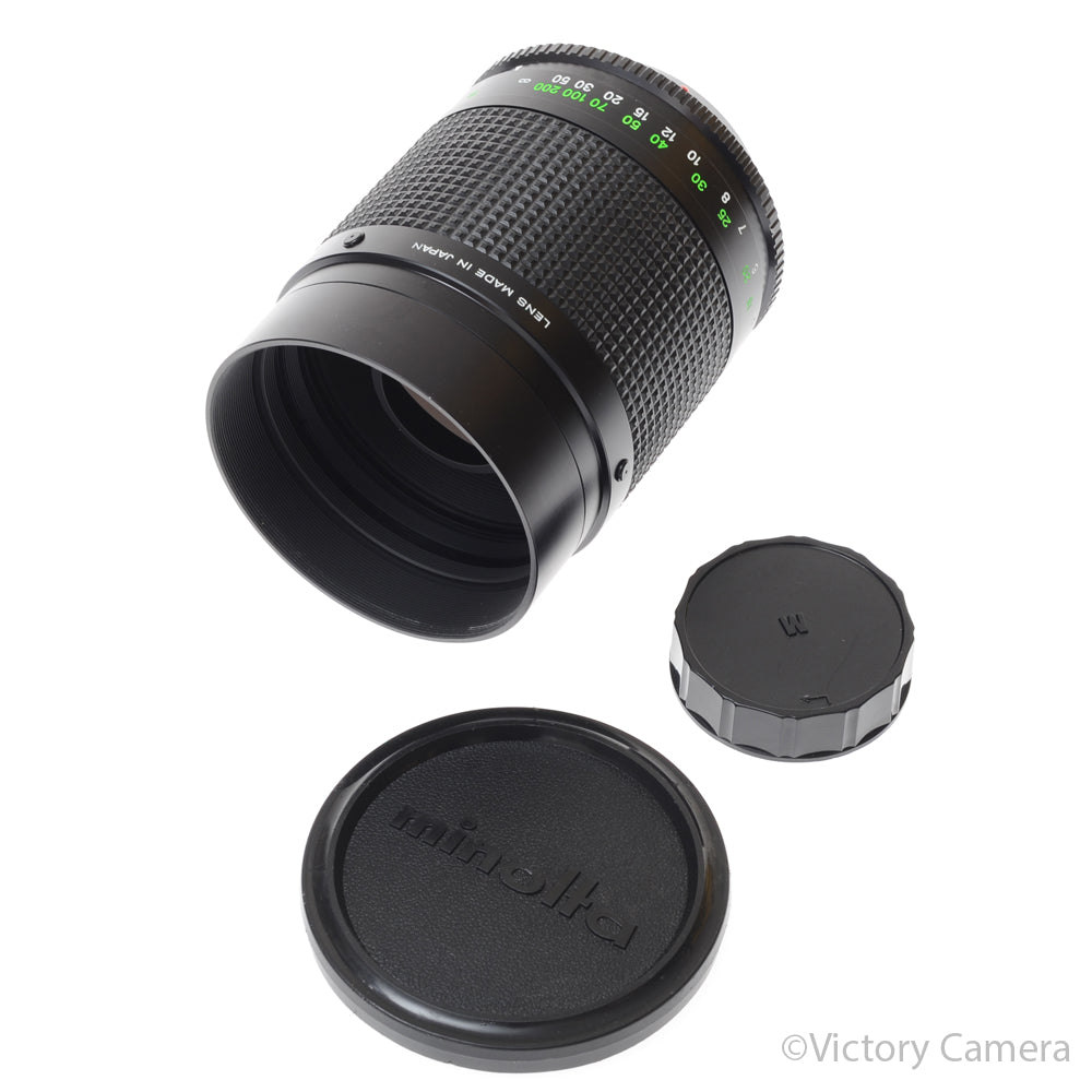 Minolta RF Rokkor-X 500mm f8 Telephoto Mirror Lens [EXC] - Victory Camera
