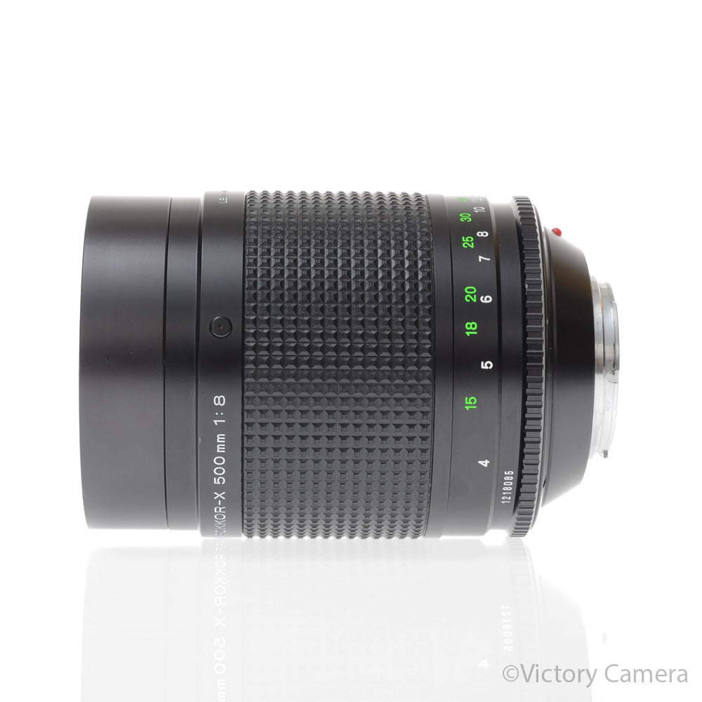 Minolta RF Rokkor-X 500mm f8 Telephoto Mirror Lens [EXC] - Victory Camera
