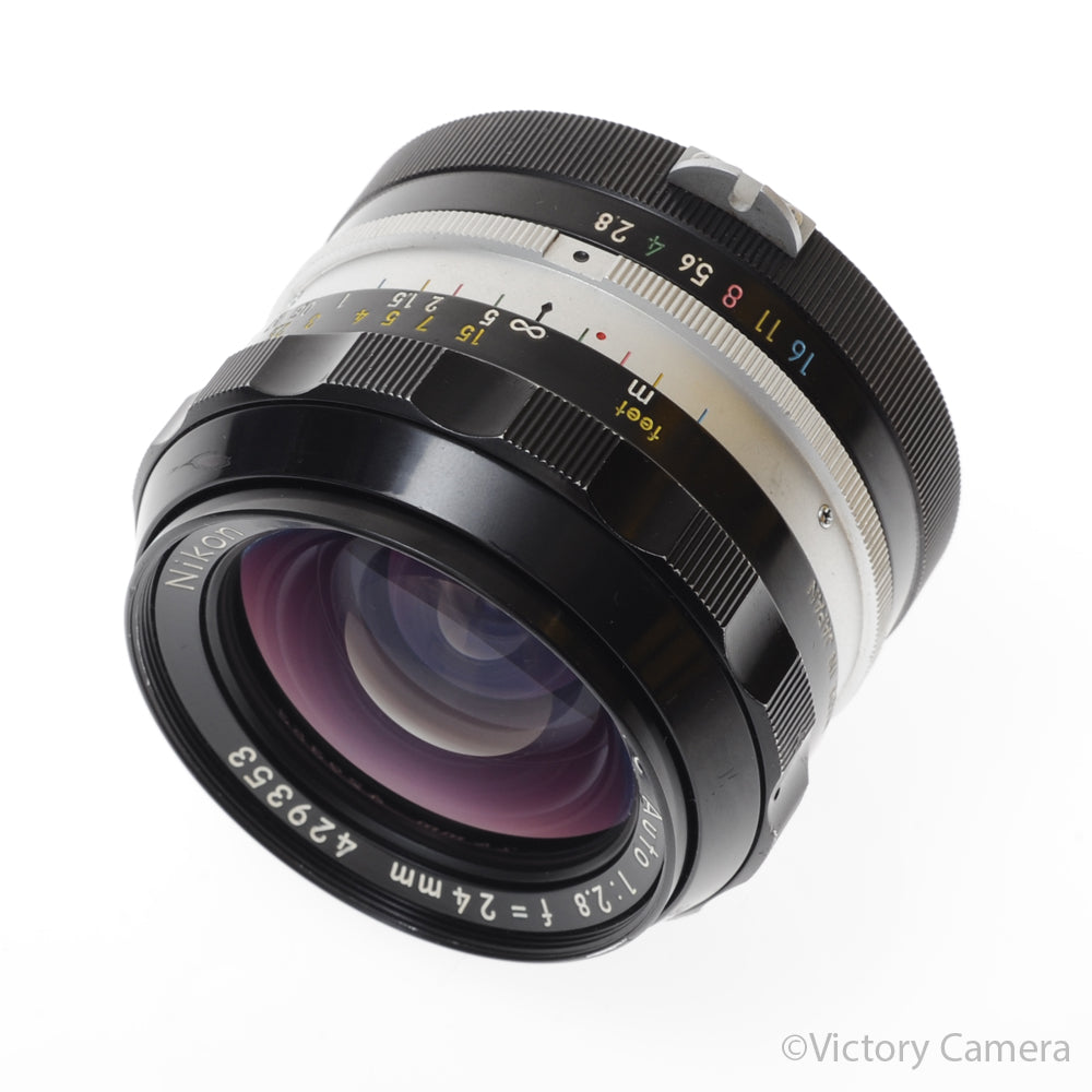 Nikon Nikkor-N.C 24mm f2.8 Non-AI Photomic Wide Angle Lens [EXC-] - Victory Camera