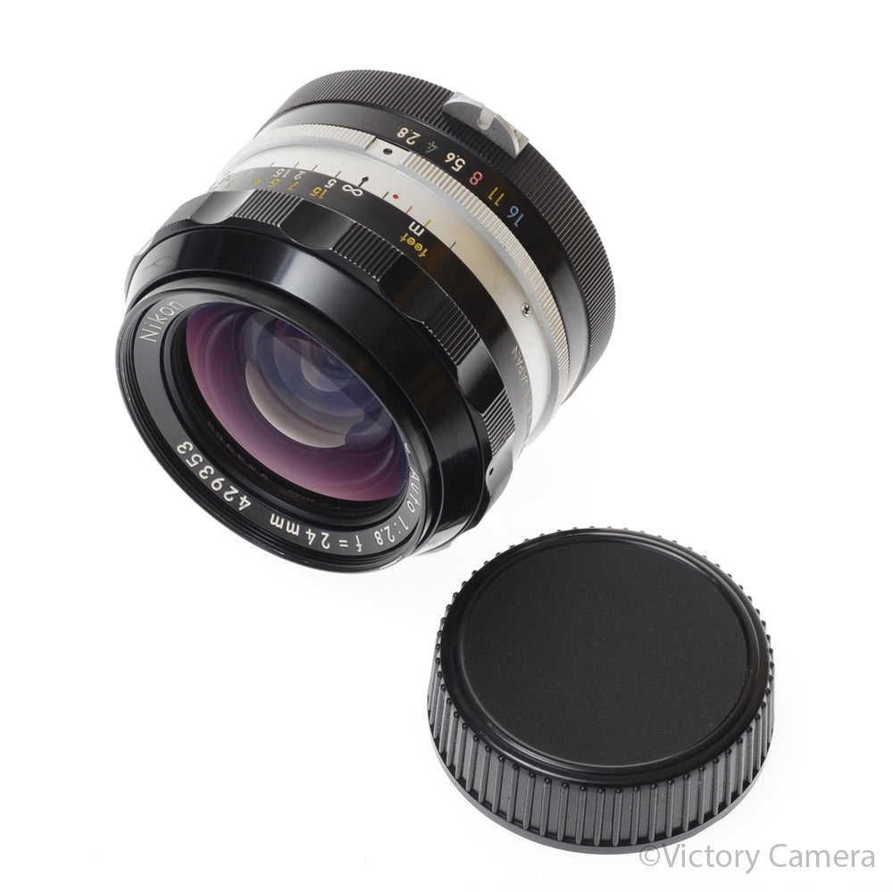 Nikon Nikkor-N.C 24mm f2.8 Non-AI Photomic Wide Angle Lens [EXC-] - Victory Camera