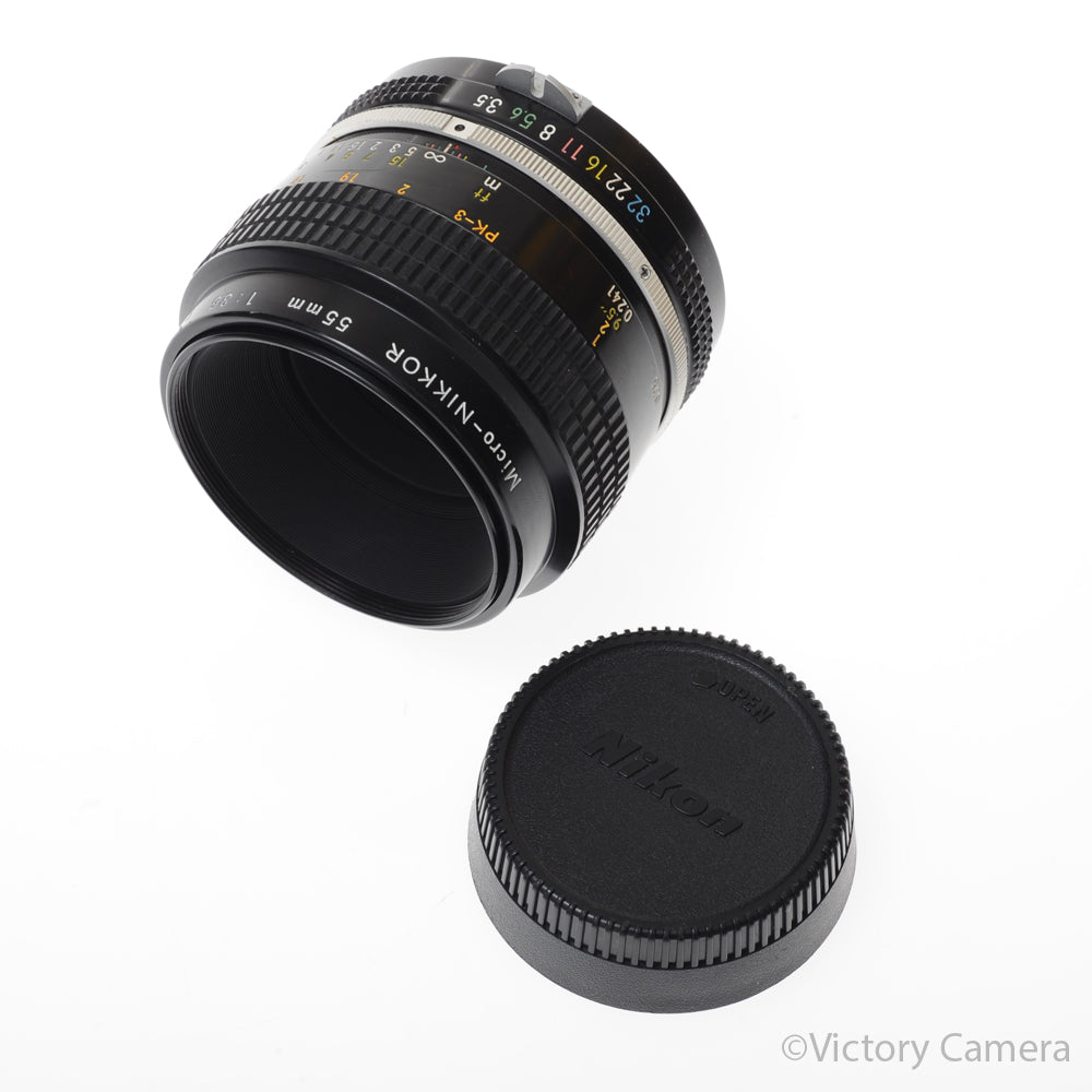 Nikon Micro-Nikkor 55mm f3.5 Non-AI Macro Lens [EXC+] - Victory Camera