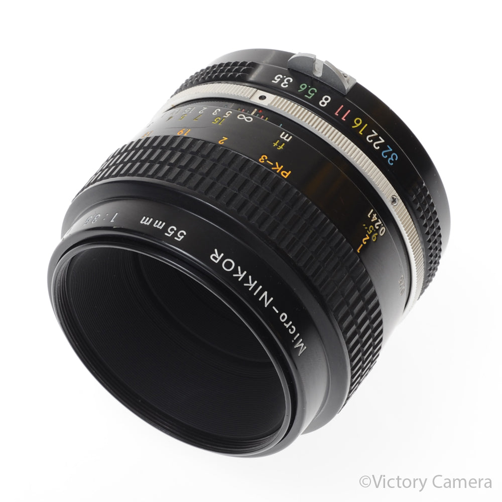 Nikon Micro-Nikkor 55mm f3.5 Non-AI Macro Lens [EXC+] - Victory Camera