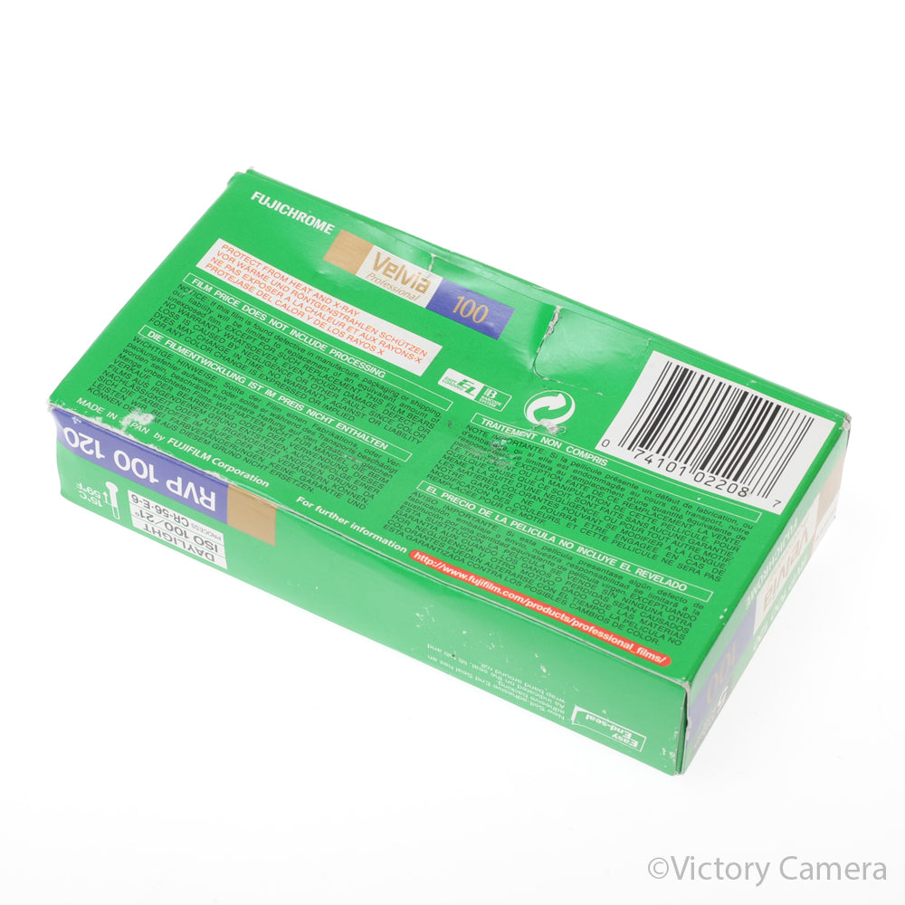 3x Rolls Velvia RVP 100 120 Expired Film -Expired, 2010- [AS-IS] - Victory Camera
