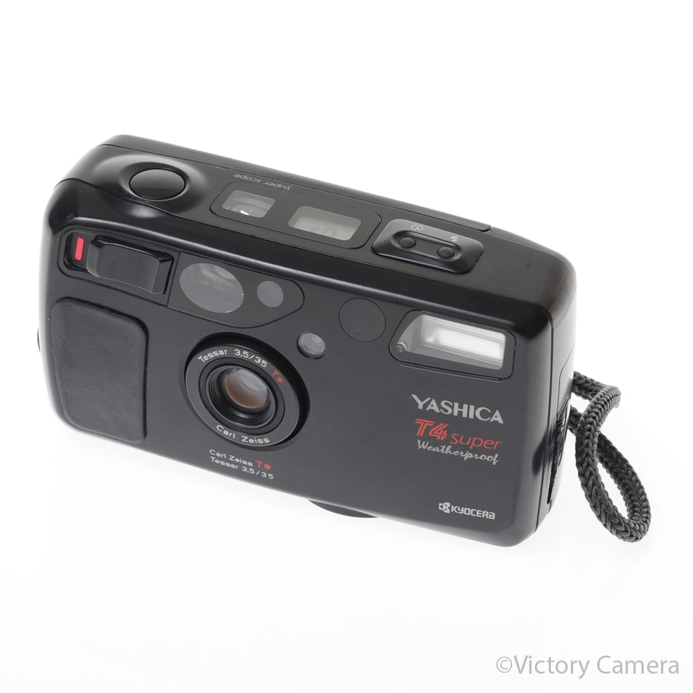 Yashica T4 Super Weatherproof 35mm Film Point & Shoot w/ WLF [EXC-] - Victory Camera