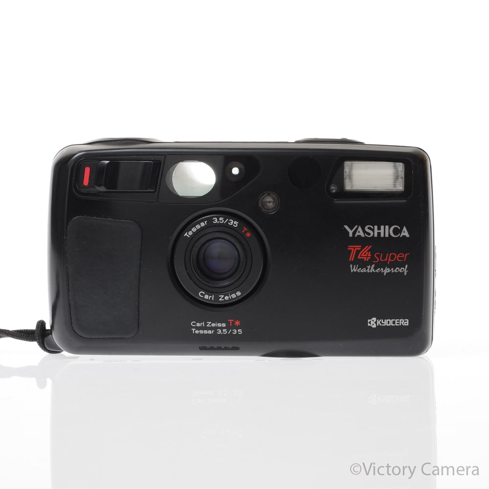 Yashica T4 Super Weatherproof 35mm Film Point & Shoot w/ WLF [EXC-] - Victory Camera