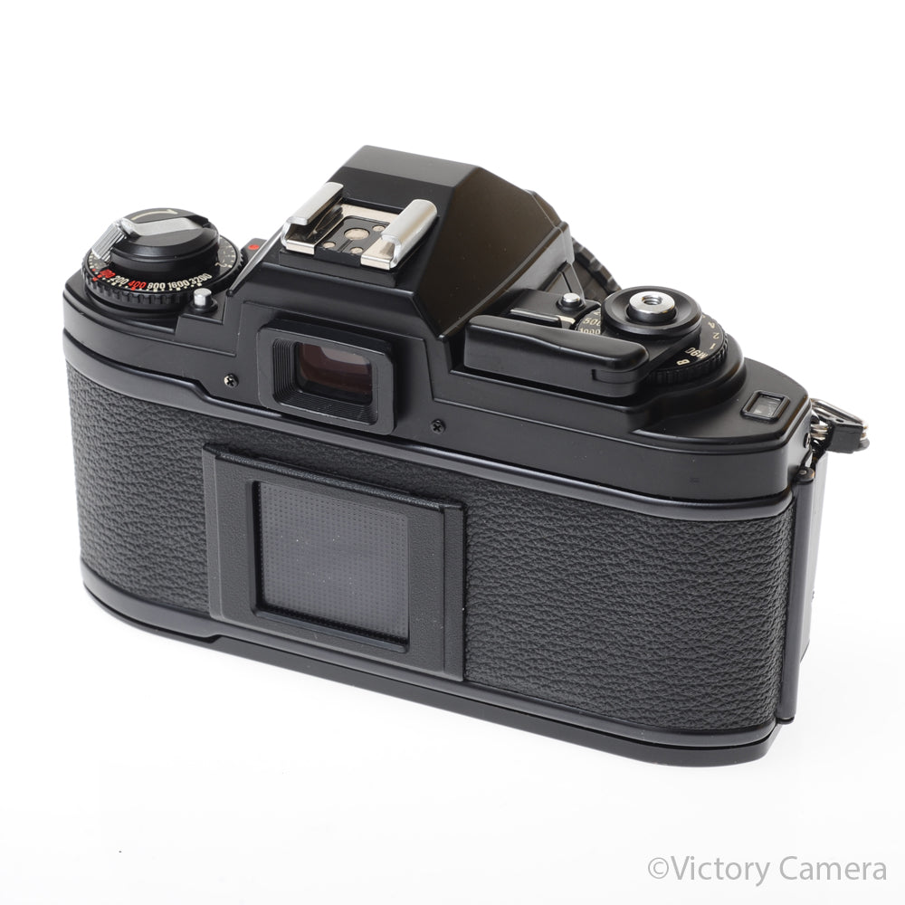 Nikon FG Black 35mm SLR Film Camera w/ 50mm f1.8 Prime Lens -CLA'd- [EXC] - Victory Camera