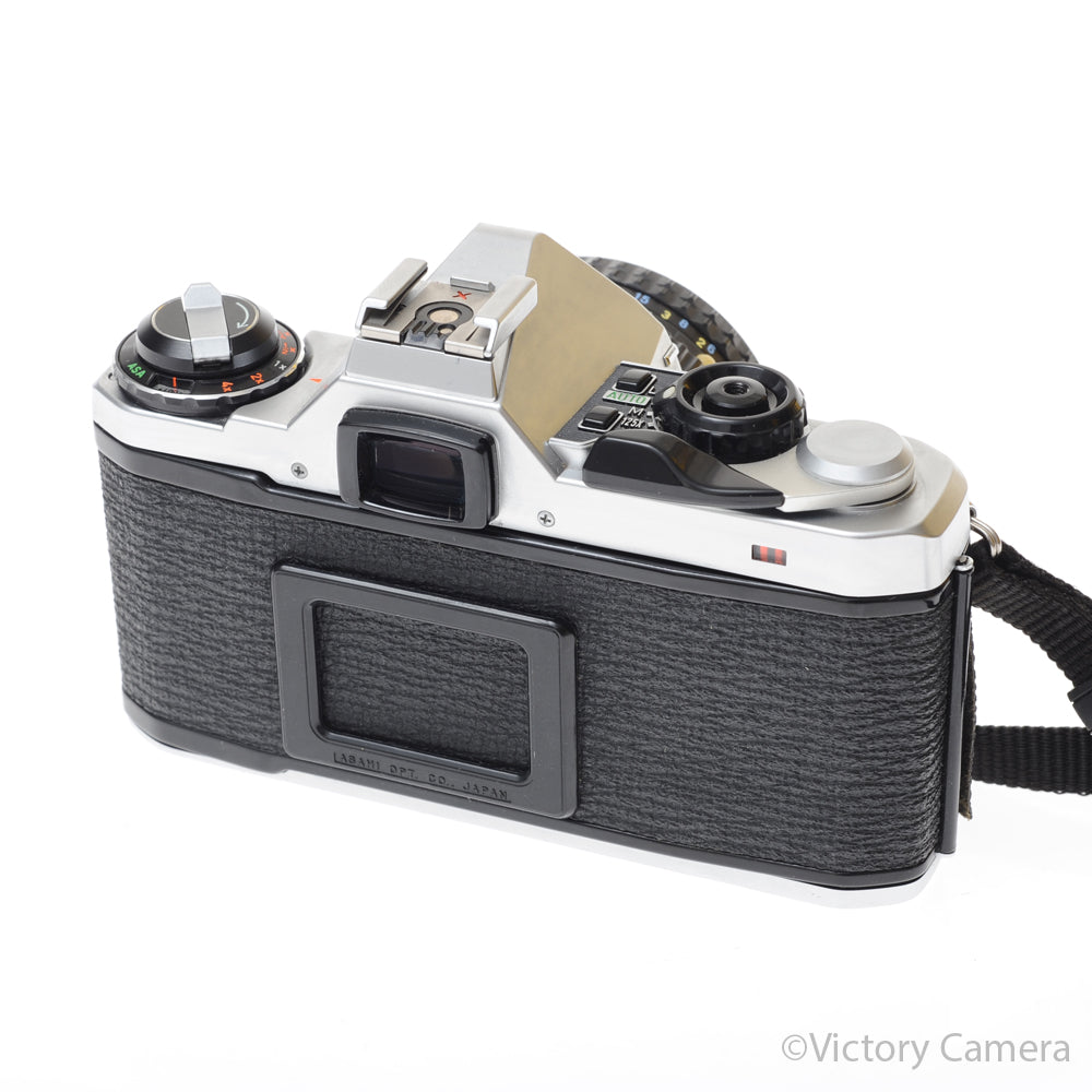 Pentax ME Super Chrome 35mm SLR Camera w/ 50mm f1.7 Lens [EXC] - Victory Camera