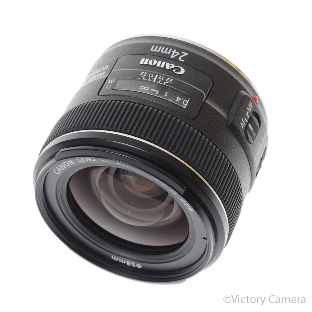 Canon EOS EF 24mm f2.8 IS USM Wide Angle Prime Lens [EXC+] - Victory Camera