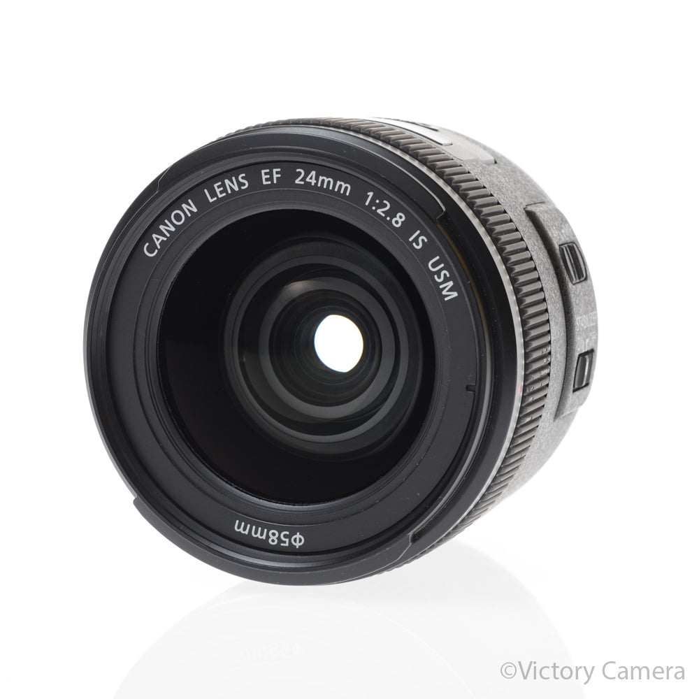 Canon EOS EF 24mm f2.8 IS USM Wide Angle Prime Lens [EXC+] - Victory Camera