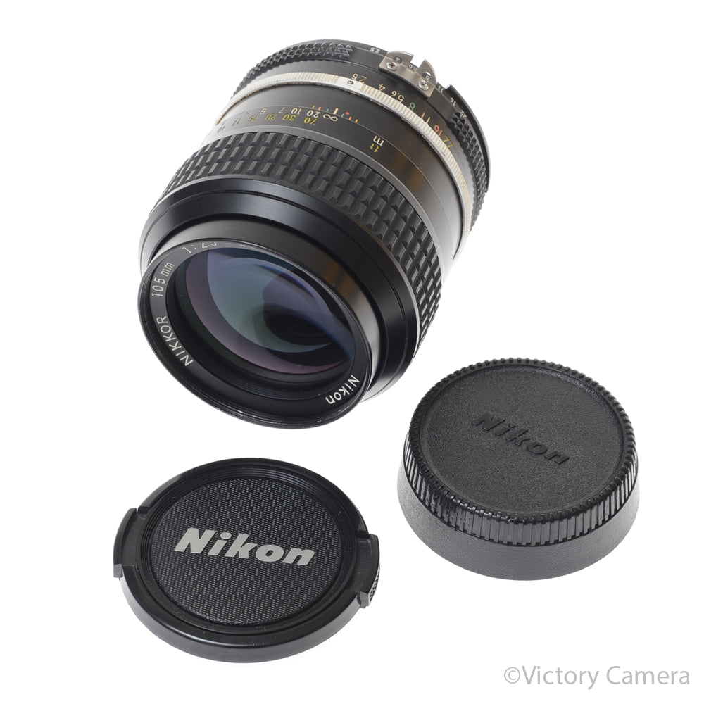 Nikon Nikkor 105mm f2.5 AI Prime Portrait Lens [EXC] - Victory Camera