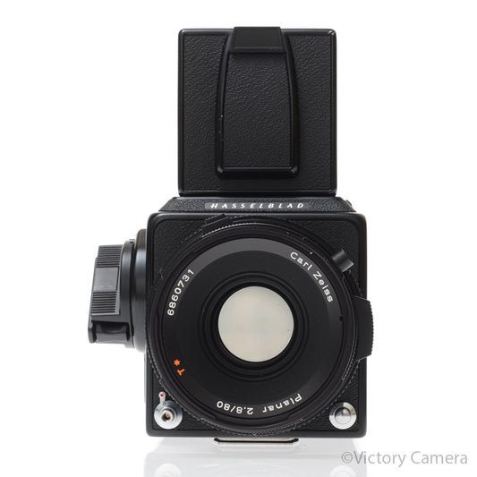Hasselblad 500c/m Black Medium Format Camera w/ 80mm T* Lens A12 [EXC] - Victory Camera