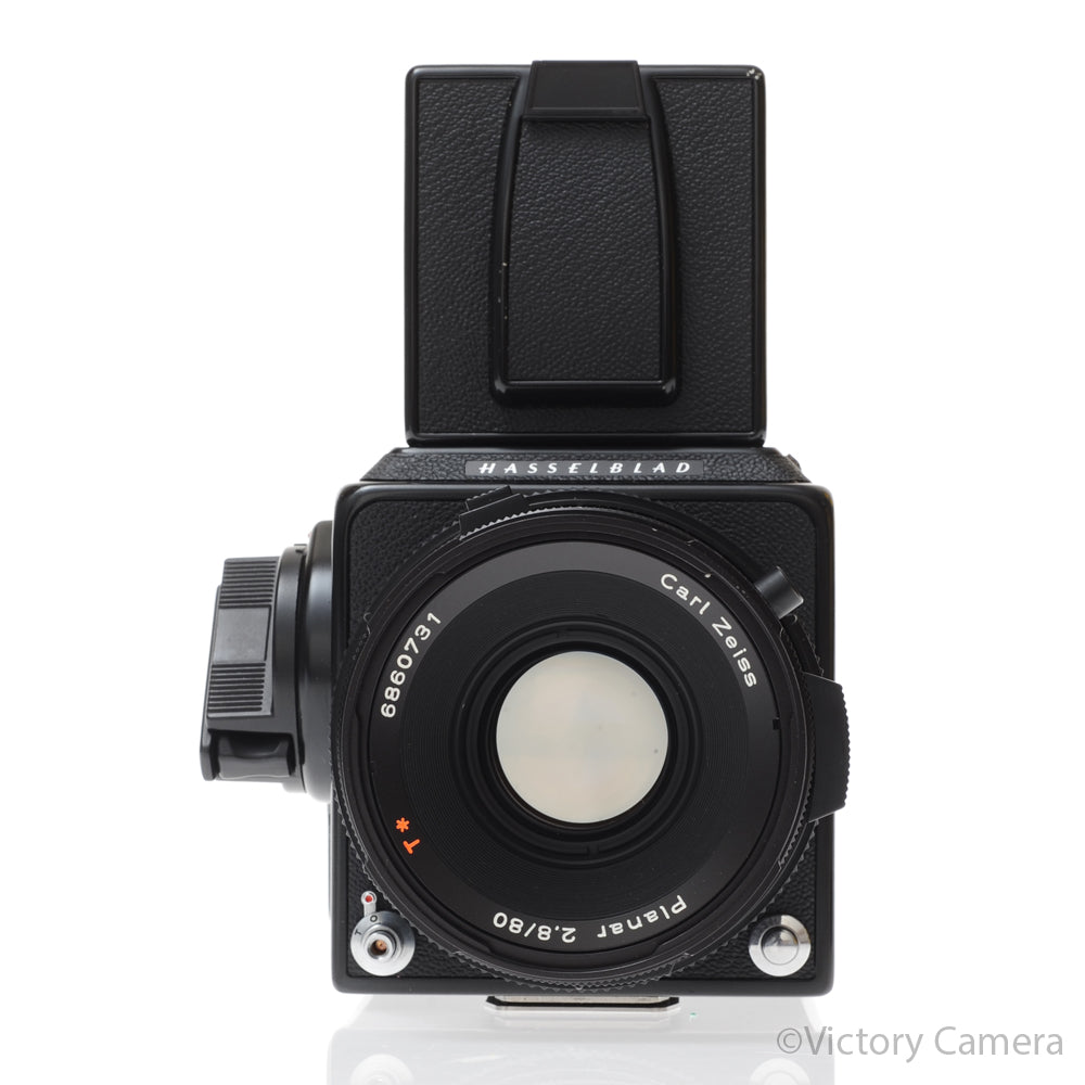 Hasselblad 500c/m Black Medium Format Camera w/ 80mm T* Lens A12 [EXC] - Victory Camera