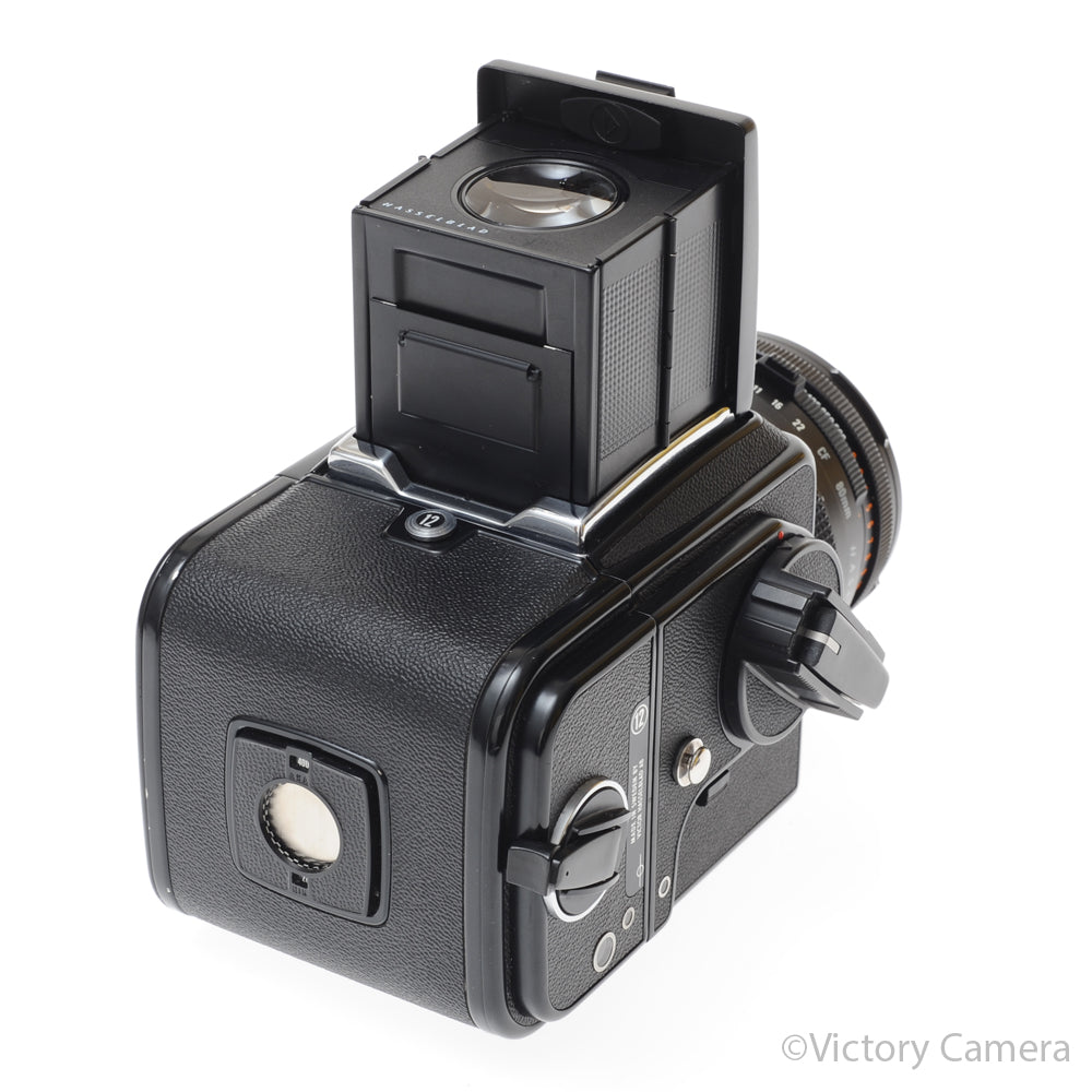Hasselblad 500c/m Black Medium Format Camera w/ 80mm T* Lens A12 [EXC] - Victory Camera