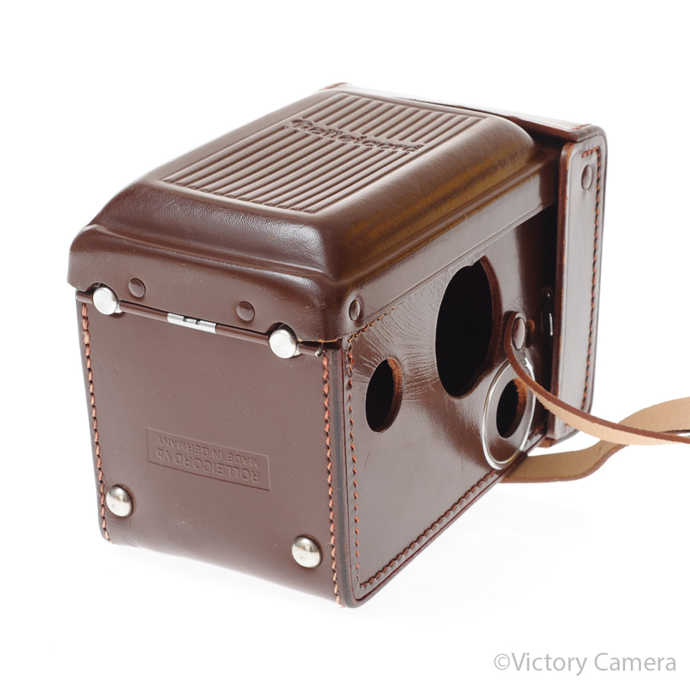 Brown Leather Everready Case for Rolleicord Vb 6x6 TLR Camera [EXC] - Victory Camera