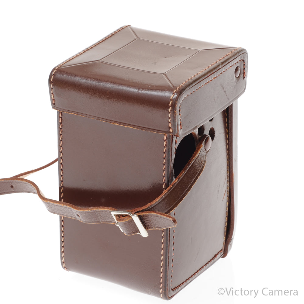 Brown Leather Everready Case for Rolleicord Vb 6x6 TLR Camera [EXC] - Victory Camera