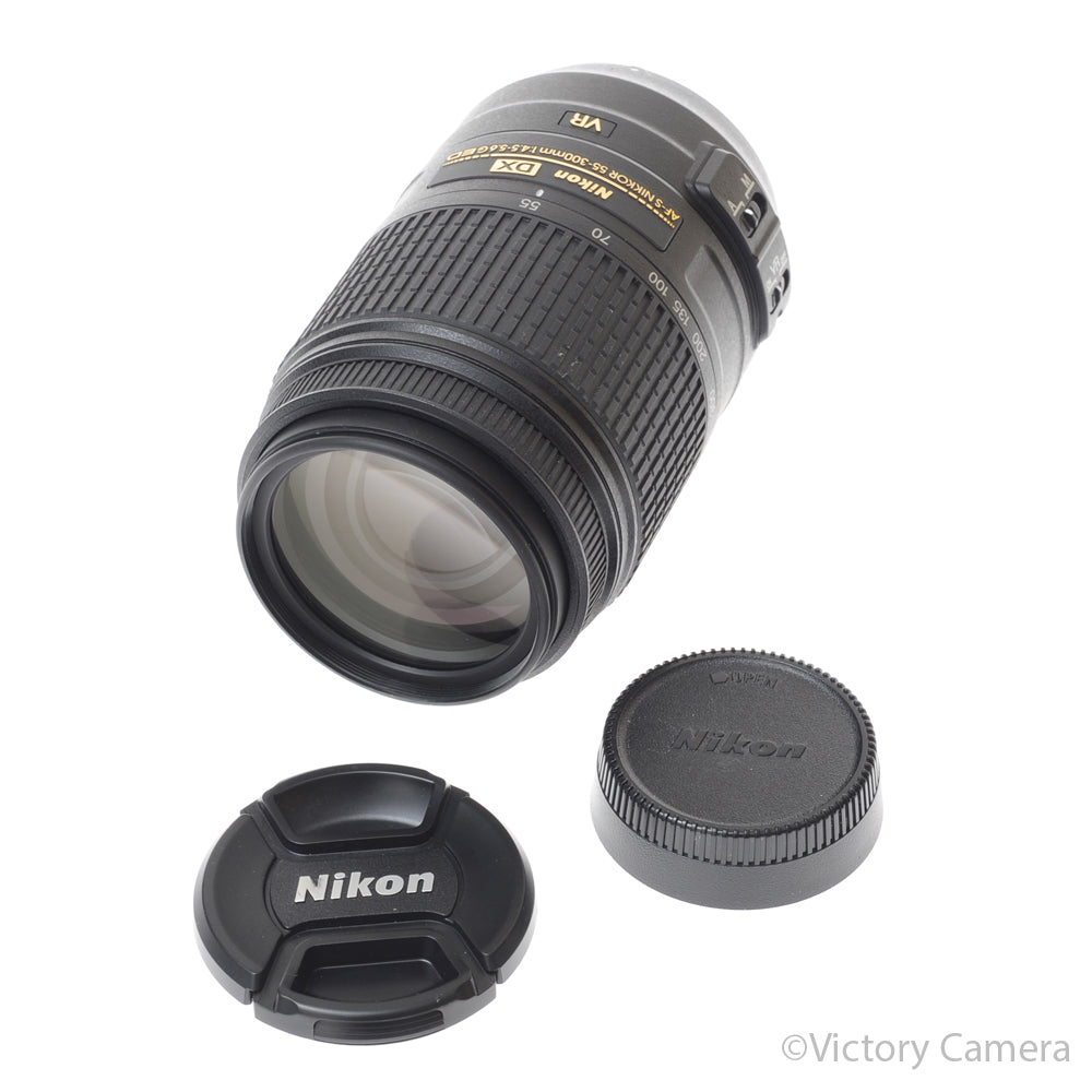 Nikon Nikkor AF-S 55-300mm f4.5-5.6 ED VR DX Telephoto Zoom Lens [EXC+] - Victory Camera
