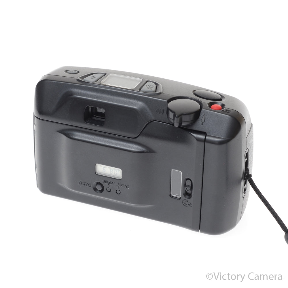 Pentax IQZoom EZY-R Black 35mm Film Point and Shoot Camera [EXC] - Victory Camera