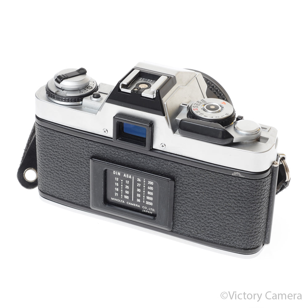 Minolta XG-M Chrome SLR Film Camera w/ 50mm f1.7 Lens [EXC+] - Victory Camera