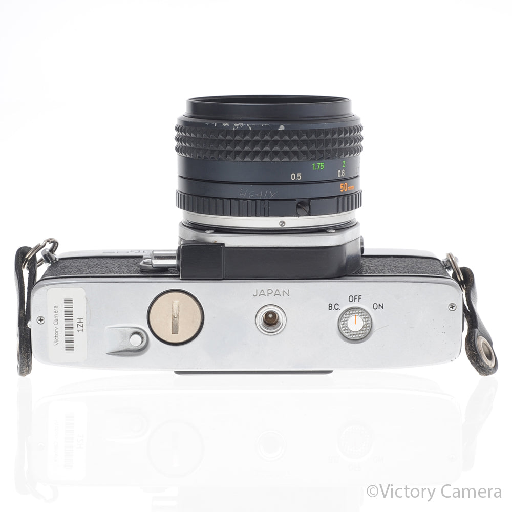 Minolta SRT 201 SRT 201 Chrome 35mm Camera w/ 50mm f1.7 Lens [EXC] image 4