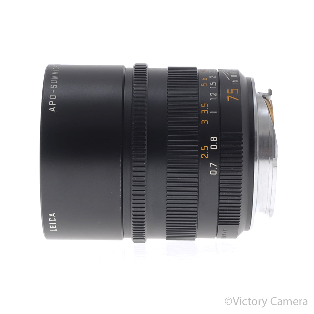 Leica APO-Summicron-M 75mm f2 ASPH. 11637 Telephoto M Mount Prime Lens [EXC+] - Victory Camera