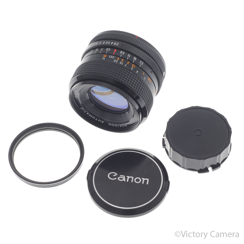 Rokinon 28mm f2.8 Wide Angle Prime Lens for Canon FD [EXC+] image 5