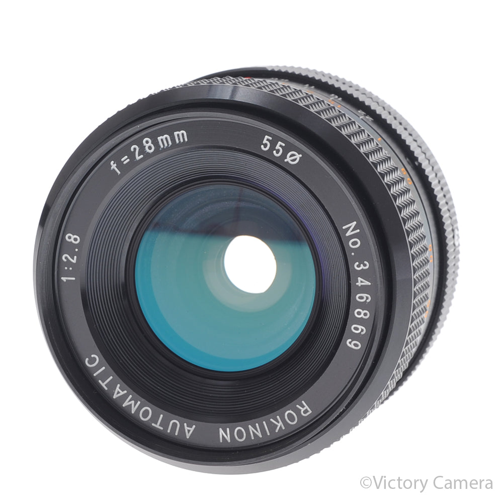 Rokinon 28mm f2.8 Wide Angle Prime Lens for Canon FD [EXC+] image 2