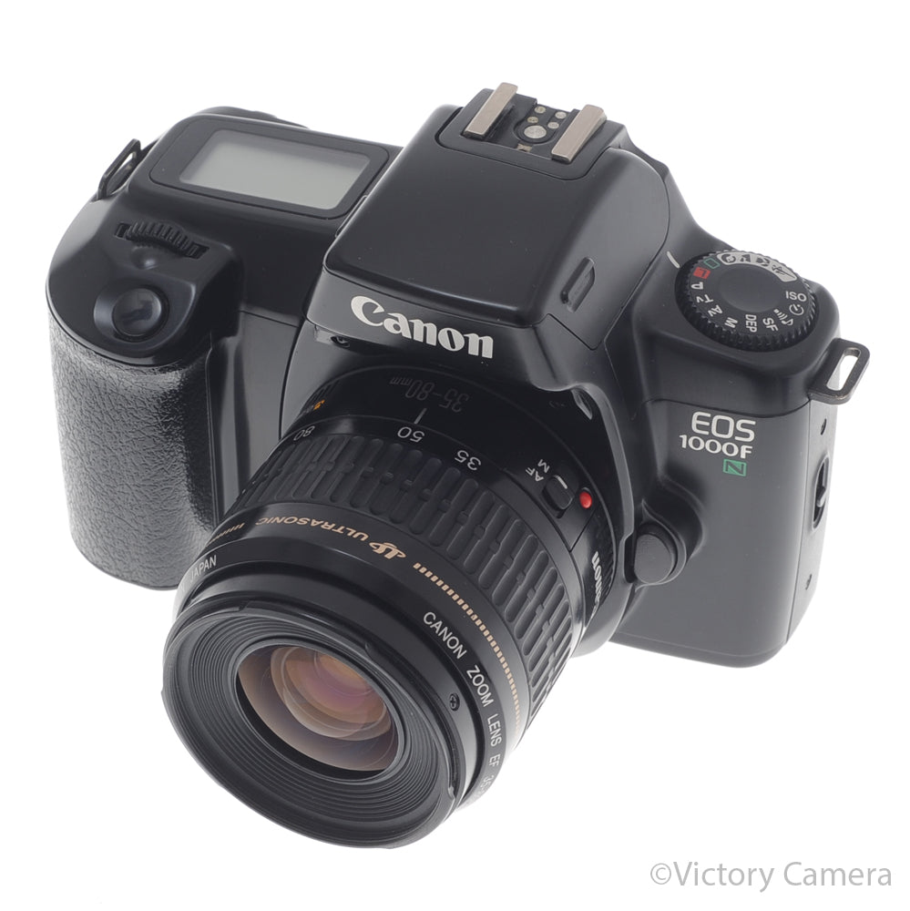 Canon EOS 1000F N Autofocus 35 Film Camera w/ 35-80mm Zoom Lens [EXC] image 2