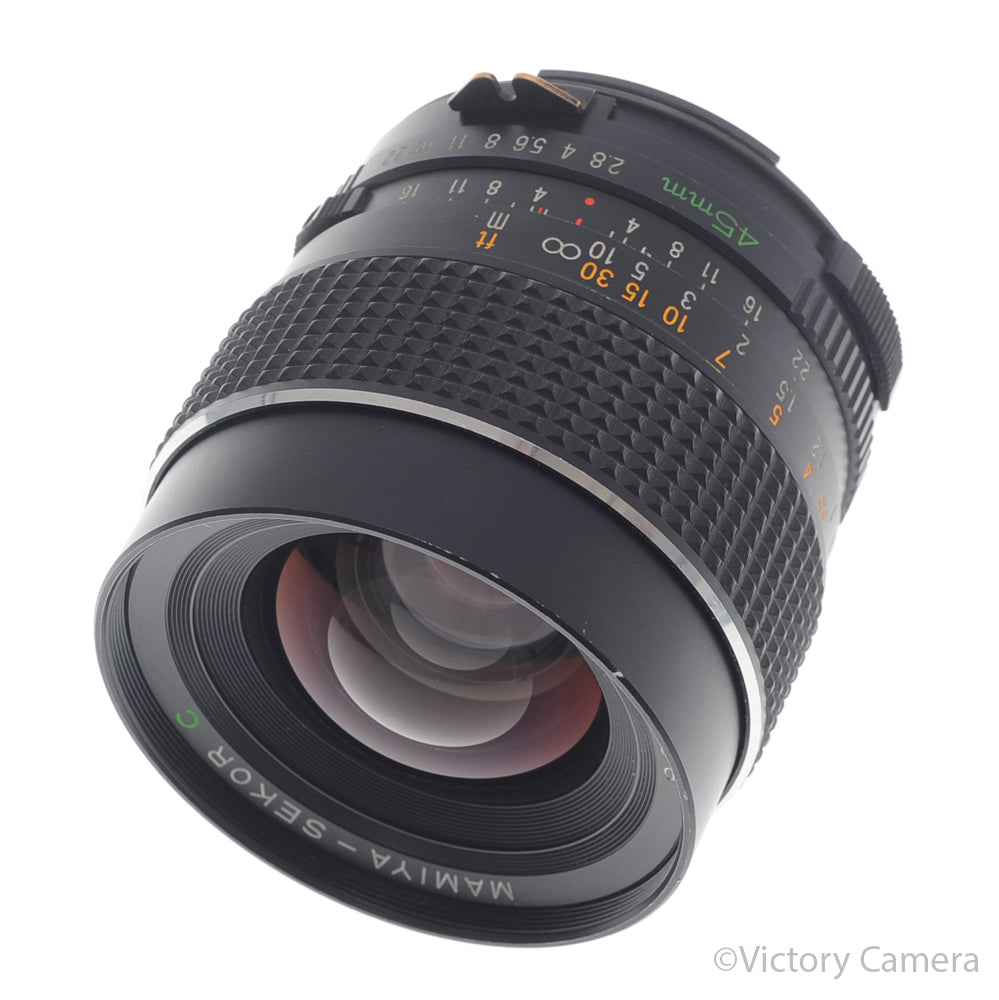 Mamiya Sekor m645 645 45mm f2.8 Sekor C Wide Angle Lens -Small Mark- [EXC-] - Victory Camera