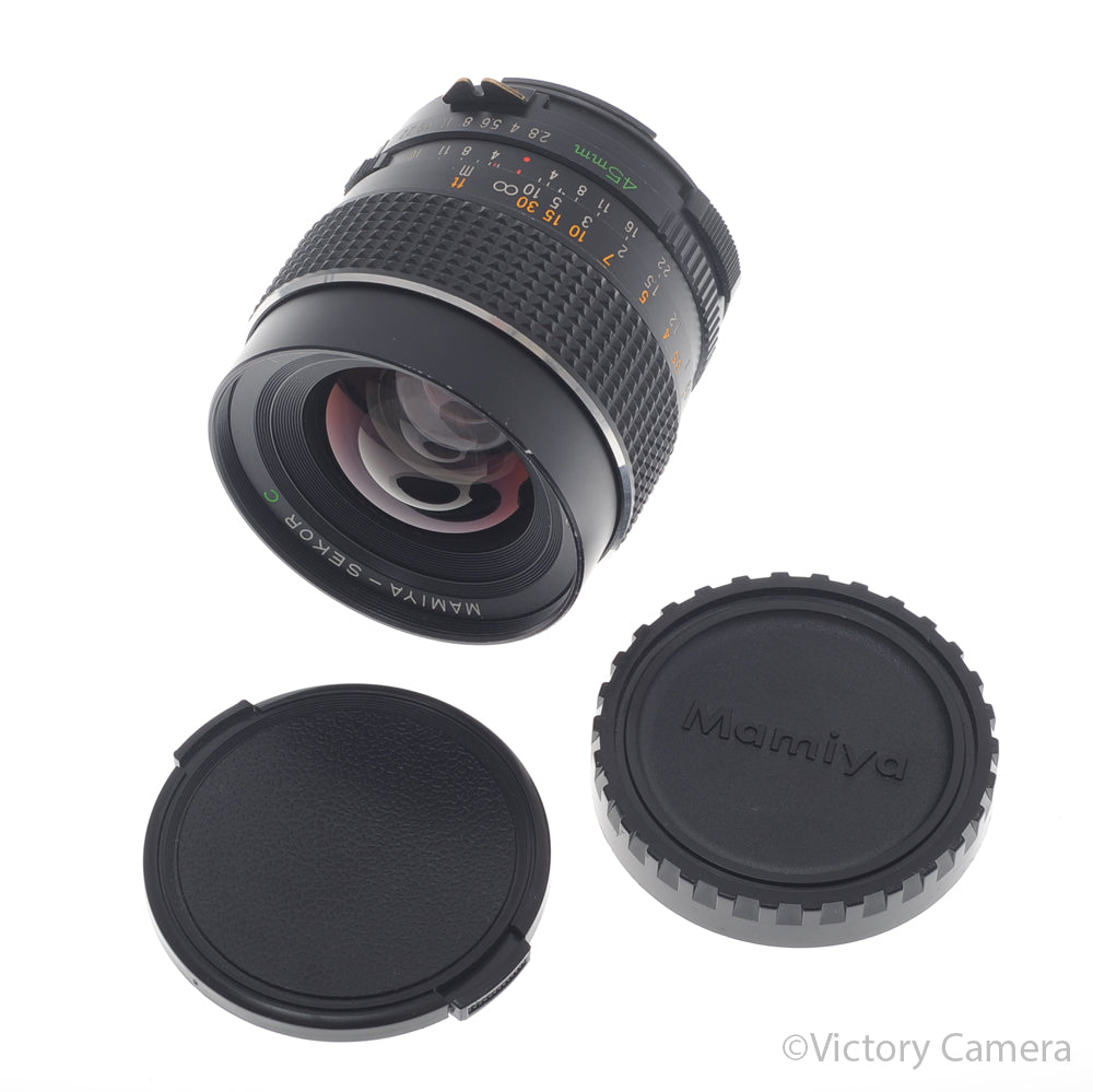Mamiya Sekor m645 645 45mm f2.8 Sekor C Wide Angle Lens -Small Mark- [EXC-] - Victory Camera