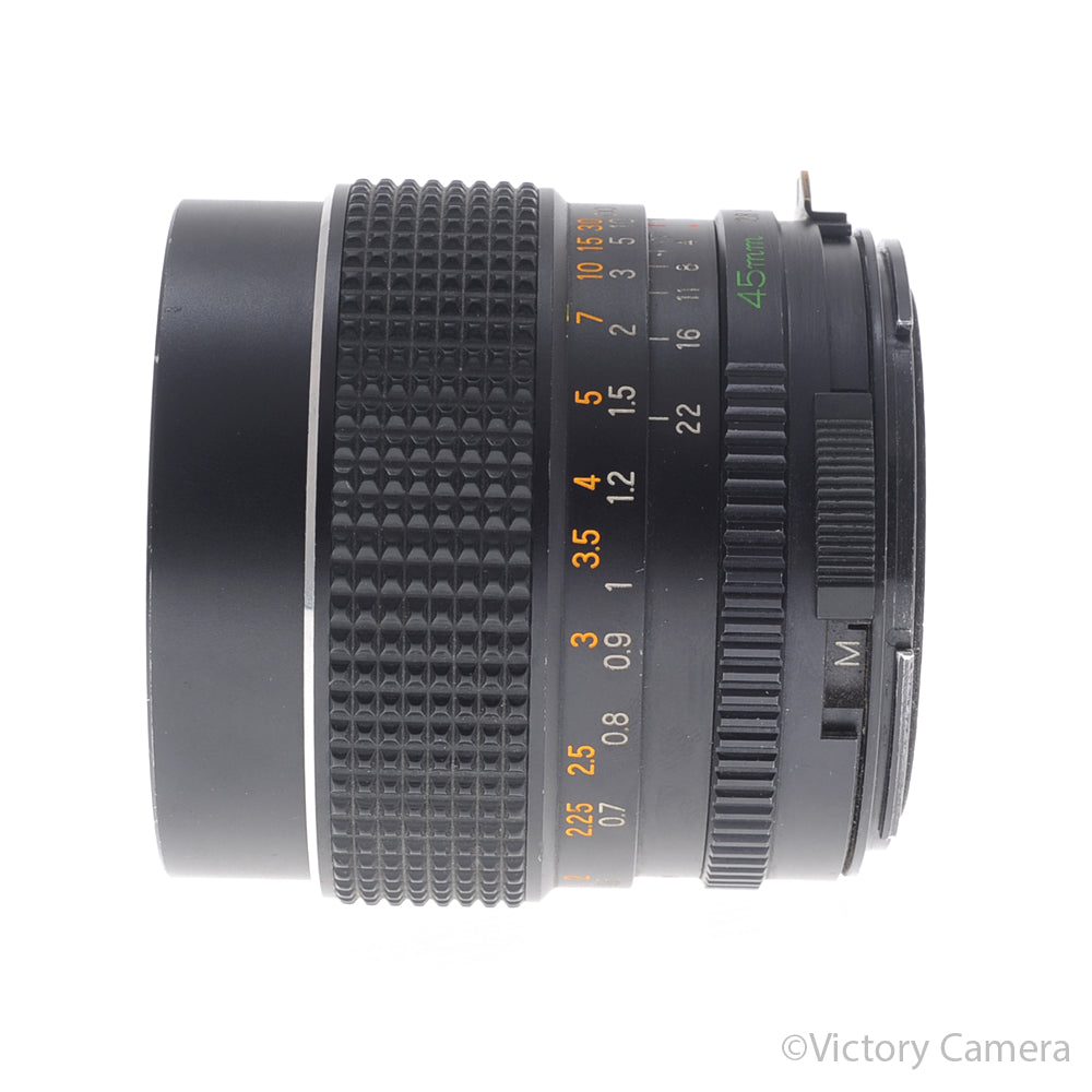 Mamiya Sekor m645 645 45mm f2.8 Sekor C Wide Angle Lens -Small Mark- [EXC-] - Victory Camera