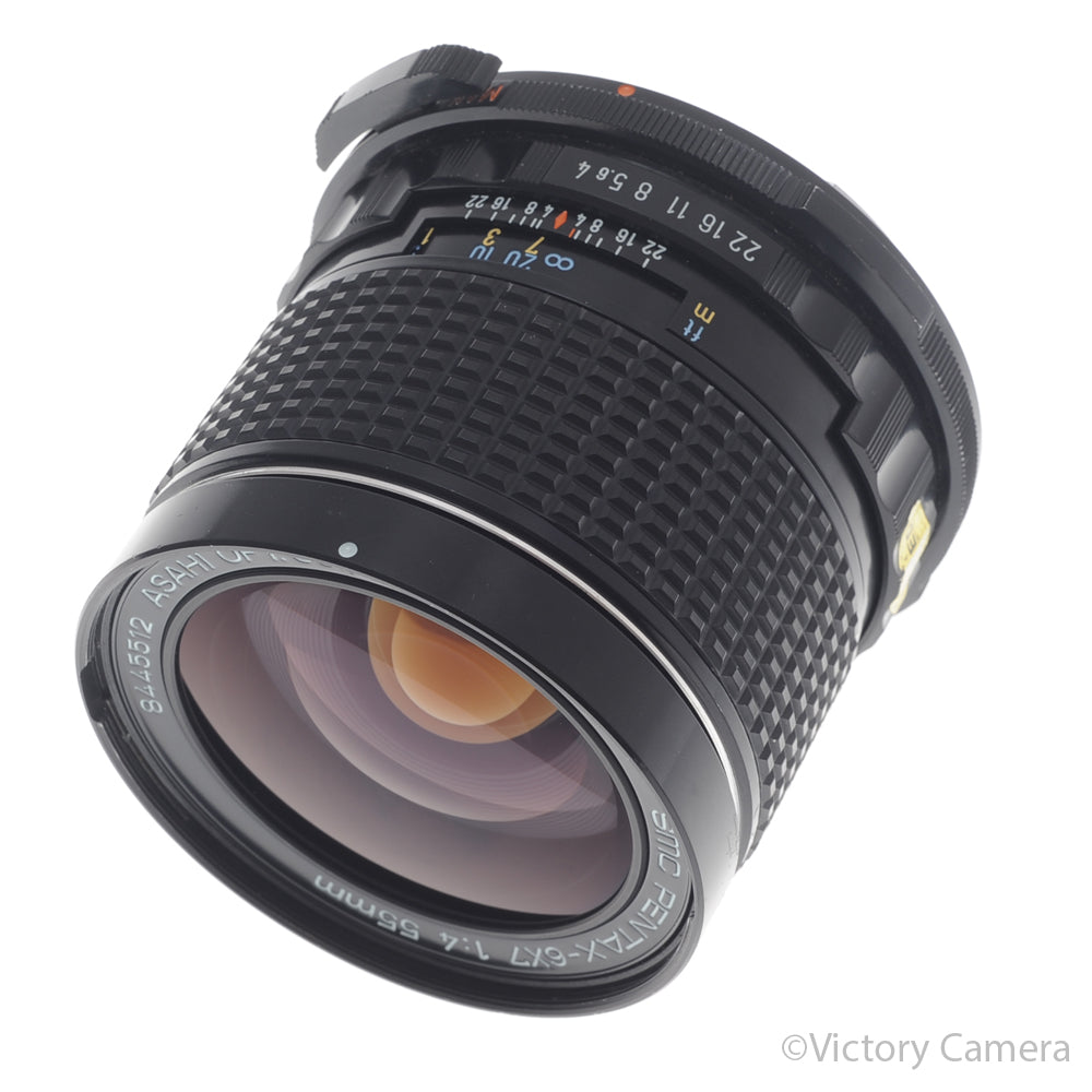 Pentax SMC 67 6x7 55mm f4 Wide-Angle Prime Lens [EXC+] - Victory Camera