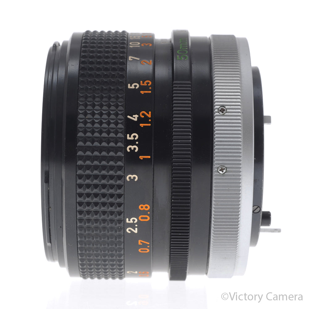 Canon FD 50mm f1.4 S.S.C Fast Prime Lens [EXC-] - Victory Camera