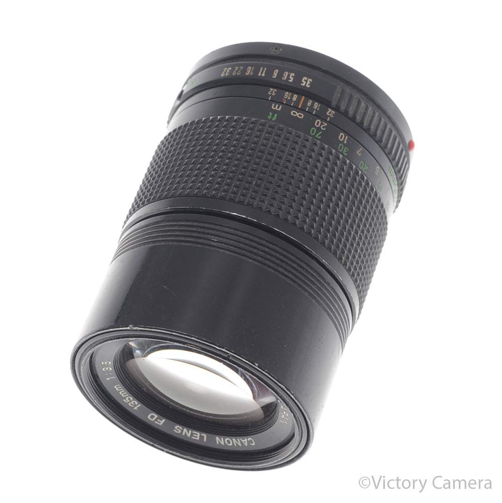 Canon FD 135mm f3.5 (late model) Short Telephoto Prime Lens [EXC-] - Victory Camera