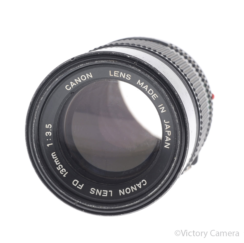 Canon FD 135mm f3.5 (late model) Short Telephoto Prime Lens [EXC-] - Victory Camera