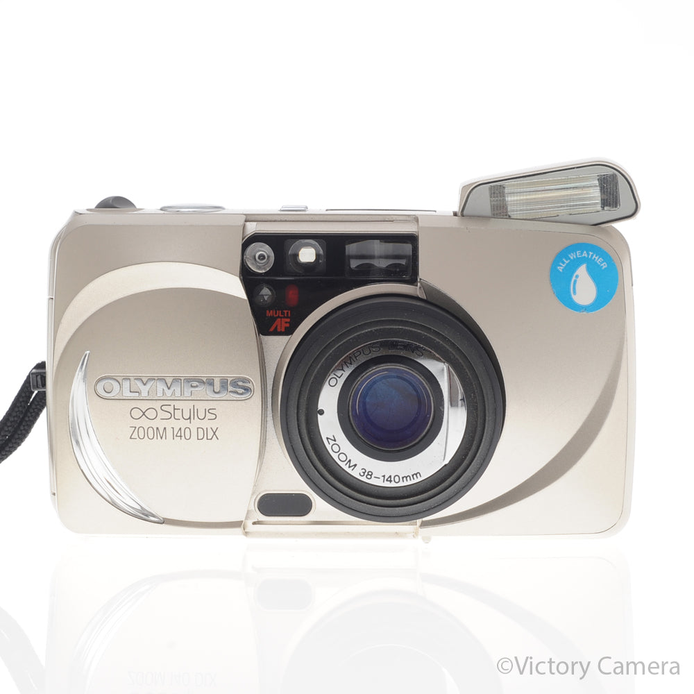 Olympus Stylus Zoom 140 DLX All Weather 35mm Point & Shoot Camera [EXC] - Victory Camera