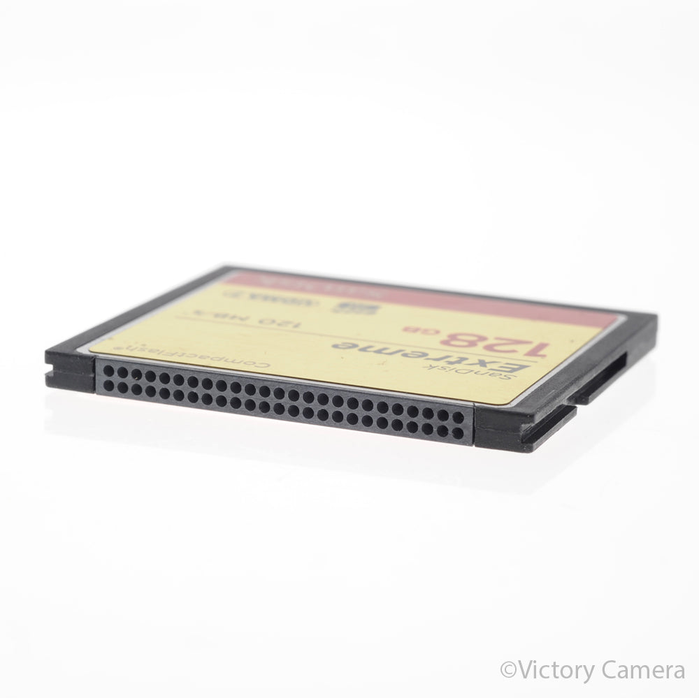 SanDisk Extreme 128GB 120 MB/s UDMA 7 Compact Flash CF Card [EXC+] - Victory Camera