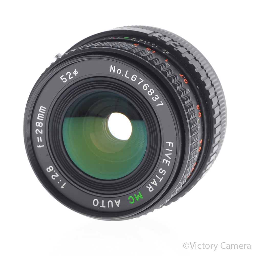 Five Star MC Auto Wide Angle 28mm f2.8 Macro Lens for Canon FD Mount [EXC] image 2