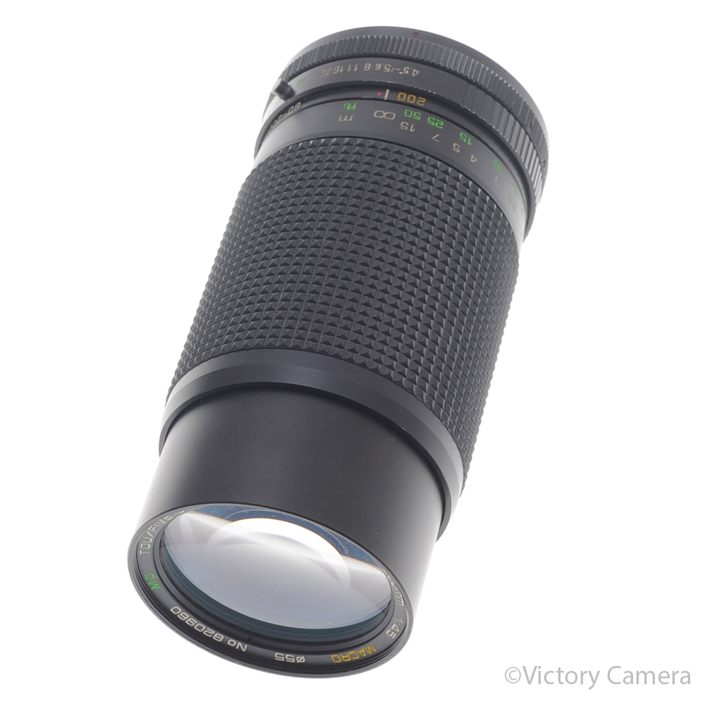 Tou/Five Star Auto MC 80-200mm f4.5 Telephoto Zoom Lens for Canon FD [EXC] image 1