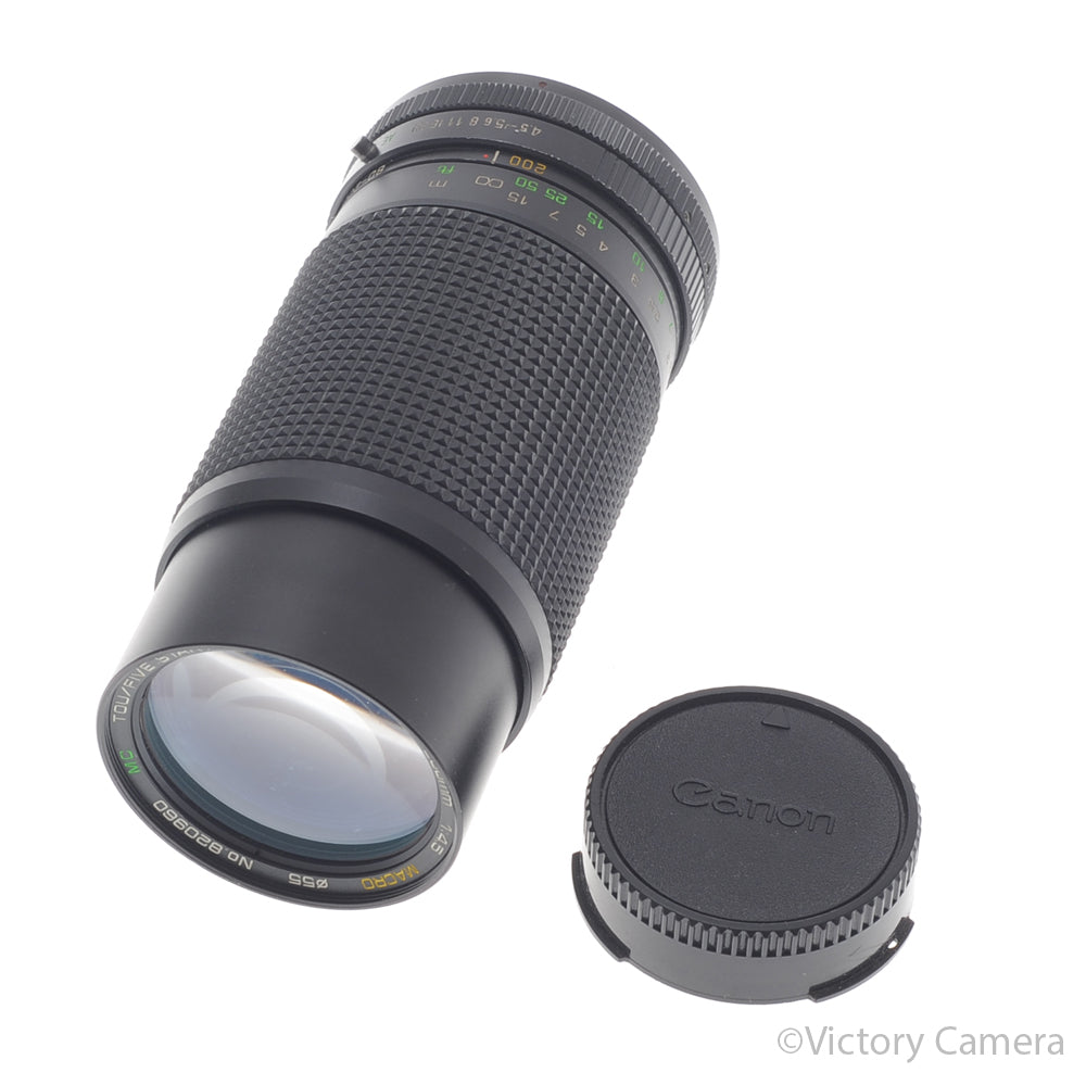 Tou/Five Star Auto MC 80-200mm f4.5 Telephoto Zoom Lens for Canon FD [EXC] image 5