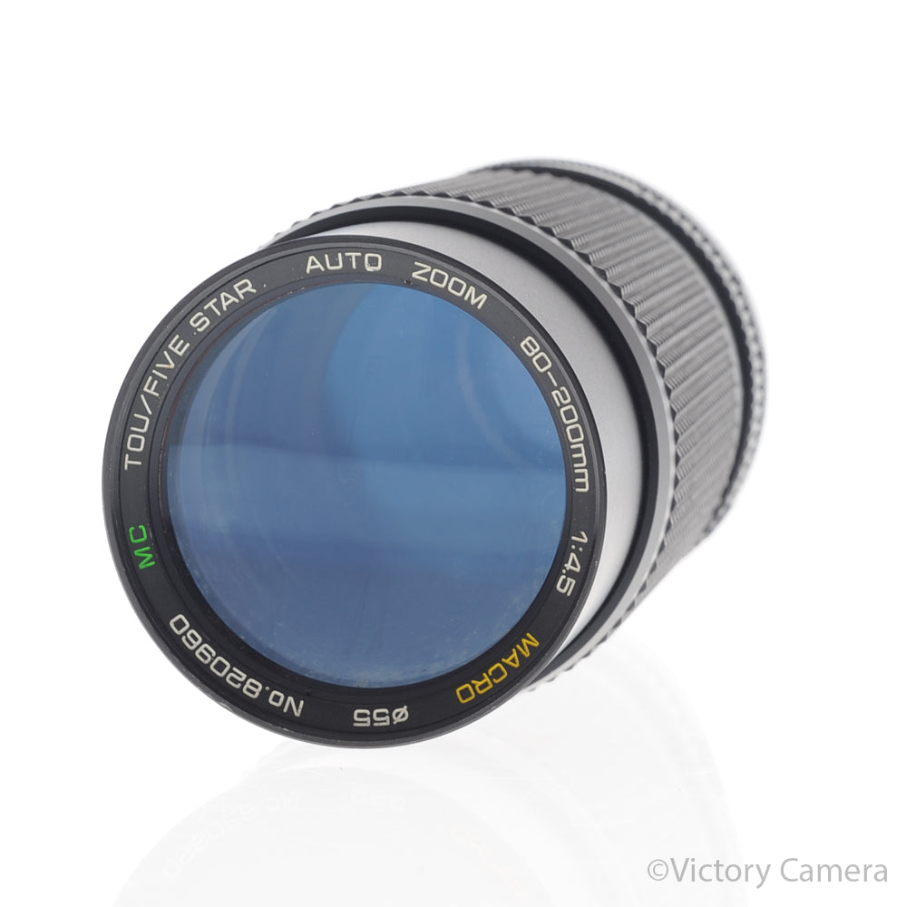 Tou/Five Star Auto MC 80-200mm f4.5 Telephoto Zoom Lens for Canon FD [EXC] image 2