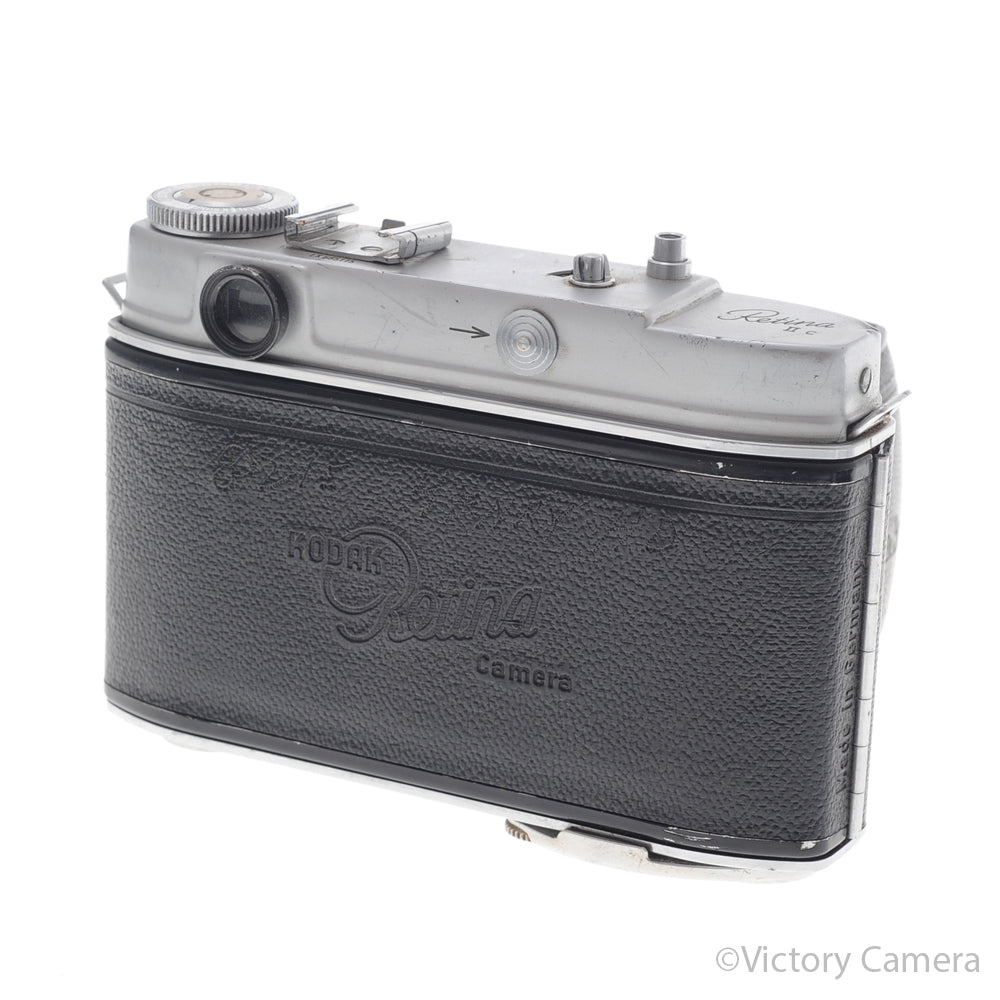 Kodak Retina IIc Chrome Rangefinder Folder Camera with Xenon C 50mm f2.8 [EXC-] image 3
