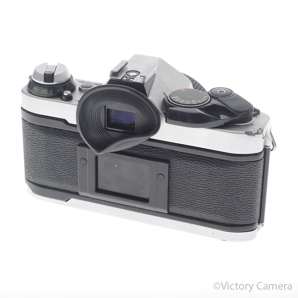 Canon AE-1 Program Chrome 35mm Film SLR Camera 50mm f1.8 Lens [EXC-] image 3