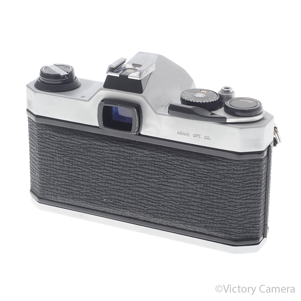 Pentax K1000 Chrome 35mm Film Camera w/ 50mm f2 Lens [EXC] image 3