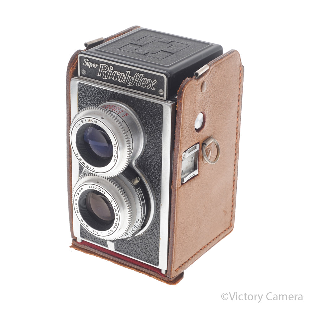 Ricoh Super Ricohflex Medium Format TLR Camera w/ 80mm f3.5 Lens [EXC] image 5