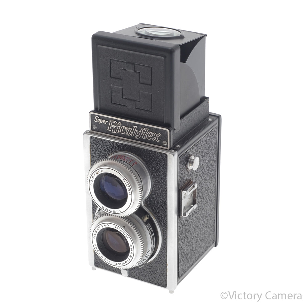 Ricoh Super Ricohflex Medium Format TLR Camera w/ 80mm f3.5 Lens [EXC] image 2