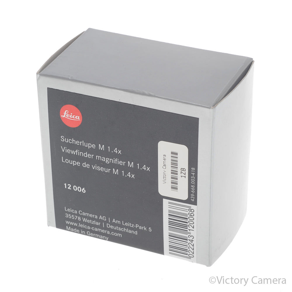 Leica 12006 1.4X Viewfinder Loupe Sucherlupe for M Cameras [MINT] image 5