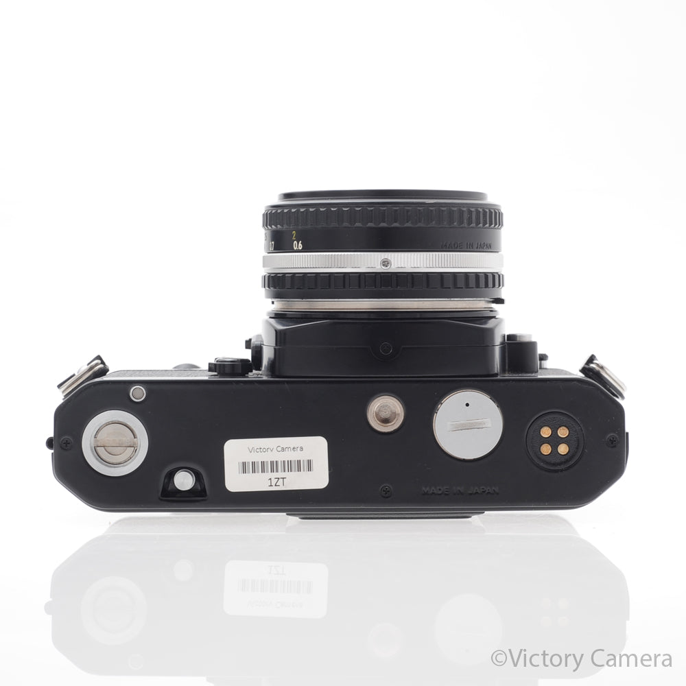 Nikon FE-2 FE2 Black 35mm Camera with 50mm f1.8 AI-s Lens [EXC+] image 4