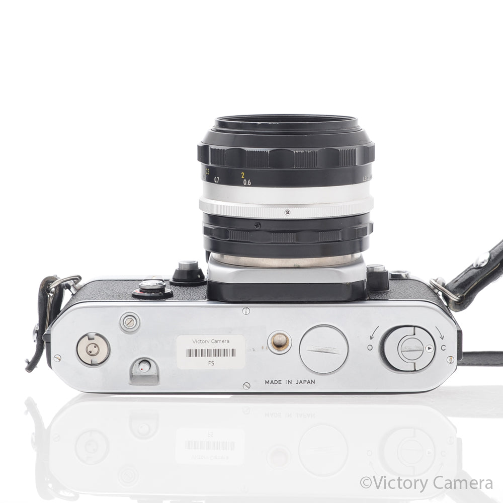 Nikon F2 Chome 35mm Film Camera w/ DP-1 Prism + 50mm f1.4 Lens [EXC-] image 5