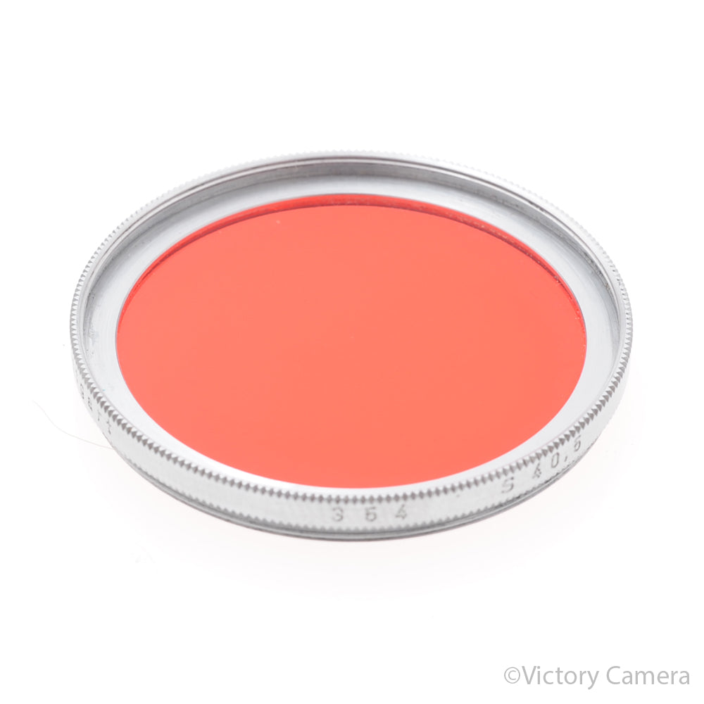 Zeiss Ikon Stuttgart S 40.5mm 354  0 5X Light Red Filter [EXC+] - Victory Camera