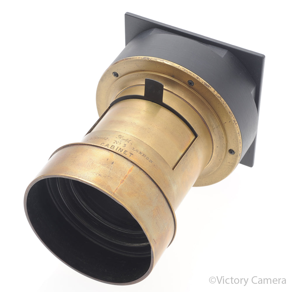 Ross Cabinet #3 14" f3.3 8x10 Petzval Lens [EXC-] - Victory Camera